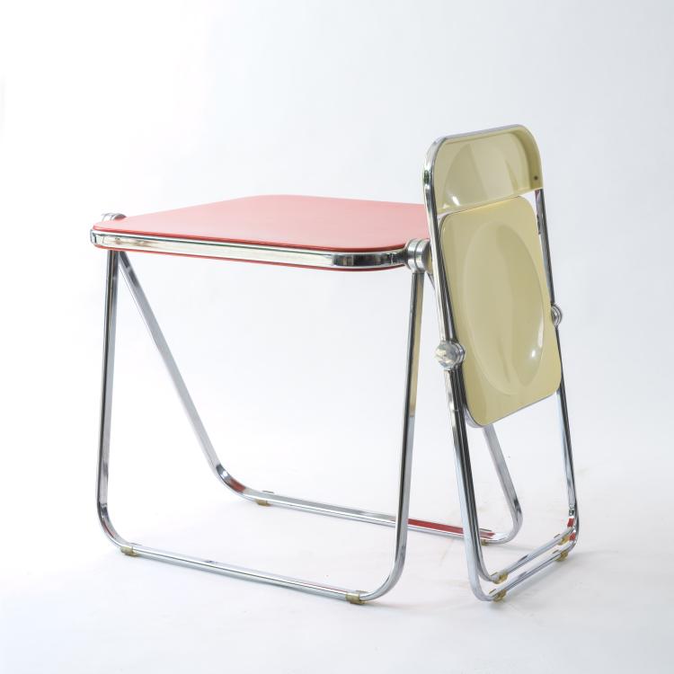 Bild 6 zu Objekt, Desk 'Platone', 1970 and chair 'Plia', 1969, Giancarlo Piretti, Anonima Castelli, Bologna, 158A 222