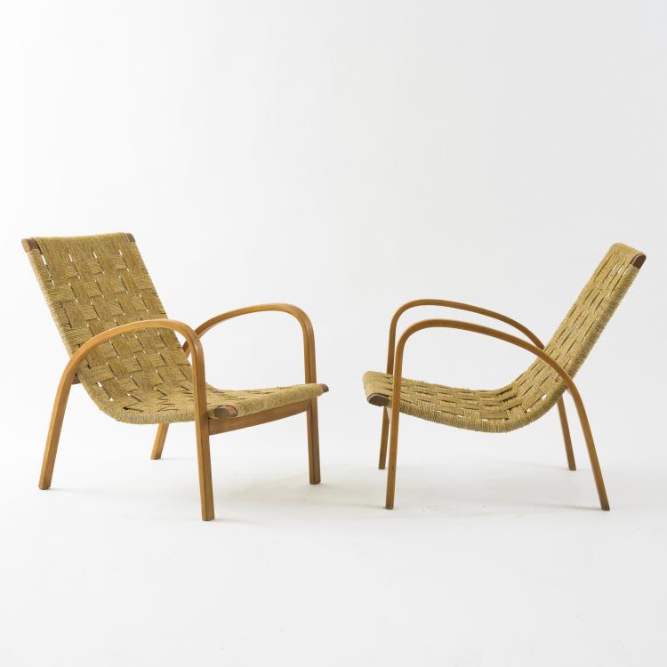 Bild 1 zu Objekt, Zwei Armlehnsessel, 1940er Jahre, Italien, 158A 15