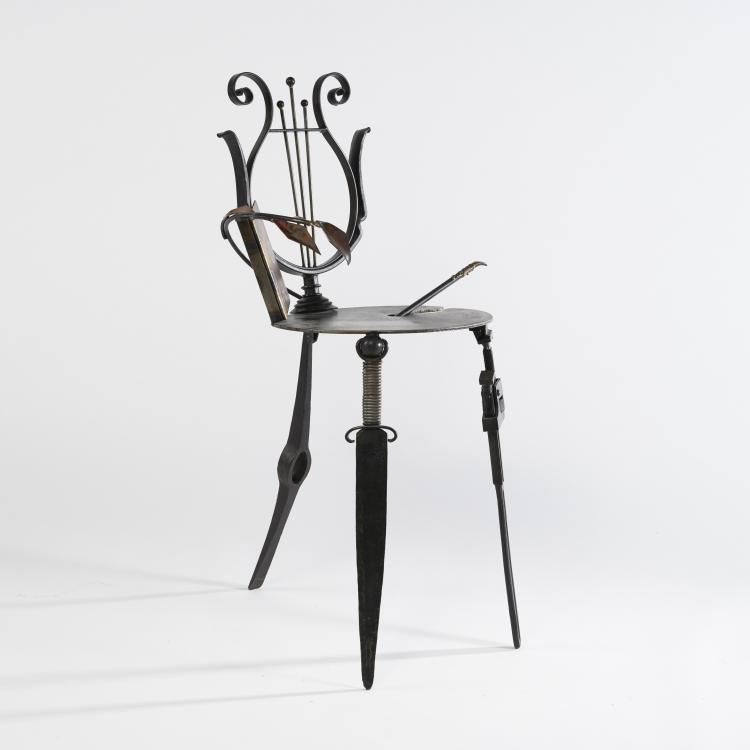 Bild 6 zu Objekt, 'Lyra' chair, 1989, Mark Brazier-Jones, Brazier Jones, Mark, Buckland, Buntingford., 160B 360