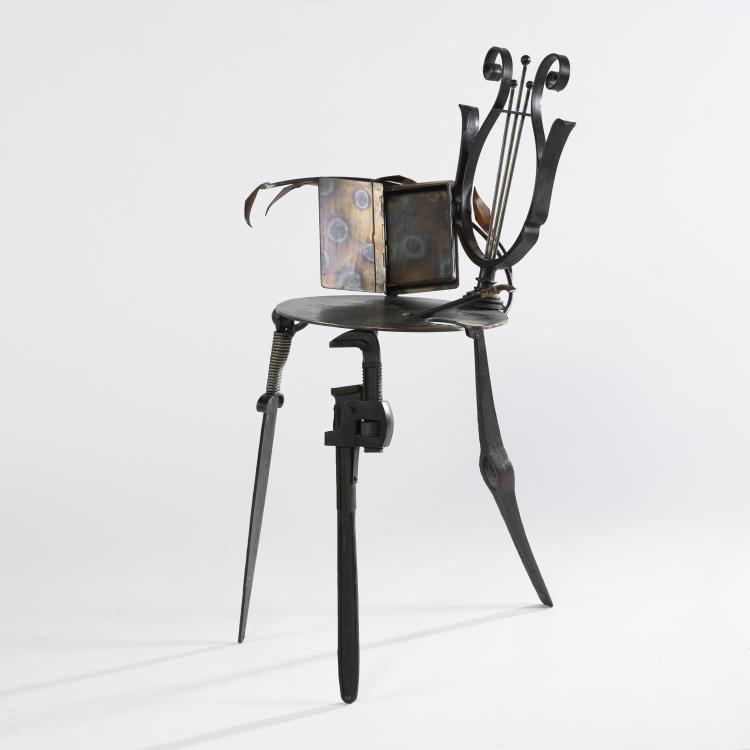 Bild 7 zu Objekt, 'Lyra' chair, 1989, Mark Brazier-Jones, Brazier Jones, Mark, Buckland, Buntingford., 160B 360