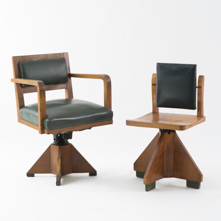 Hauptbild zu Objekt, Chair and armchair, 1930s, Italien, 158A 5