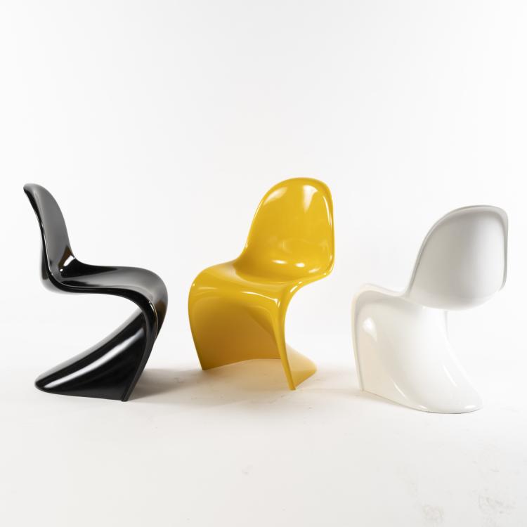 Bild 1 zu Objekt, 3 'Panton' chairs, 1962/67, Verner Panton, Vitra, Weil am Rhein, 160B 202
