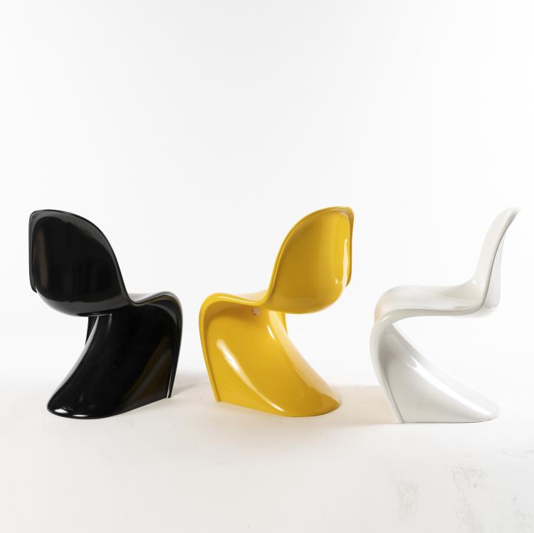 Bild 4 zu Objekt, 3 'Panton' chairs, 1962/67, Verner Panton, Vitra, Weil am Rhein, 160B 202