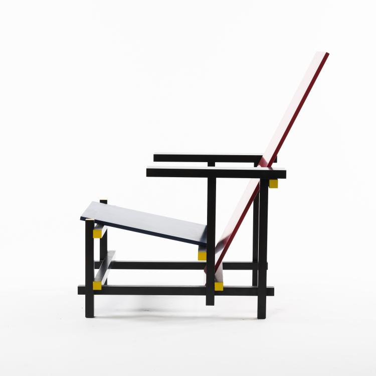 Bild 10 zu Objekt, 'Red and Blue' chair, 1918, Gerrit Rietveld, Cassina, Mailand (Reedition), 160B 178