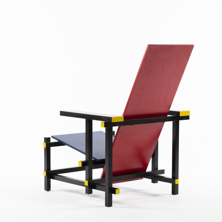 Bild 11 zu Objekt, 'Red and Blue' chair, 1918, Gerrit Rietveld, Cassina, Mailand (Reedition), 160B 178