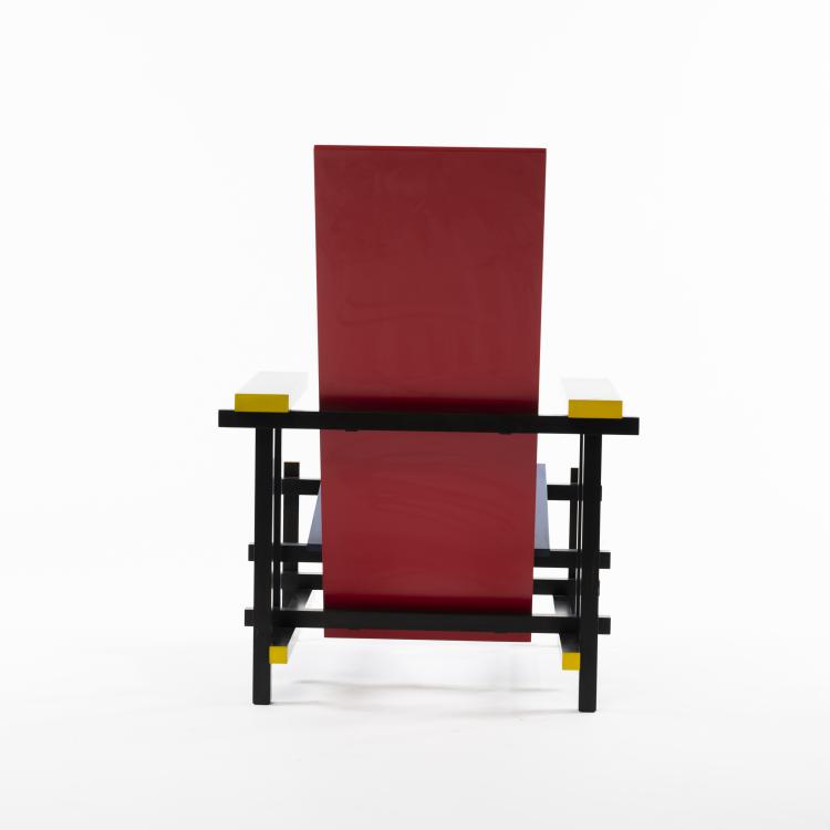 Bild 12 zu Objekt, 'Red and Blue' chair, 1918, Gerrit Rietveld, Cassina, Mailand (Reedition), 160B 178
