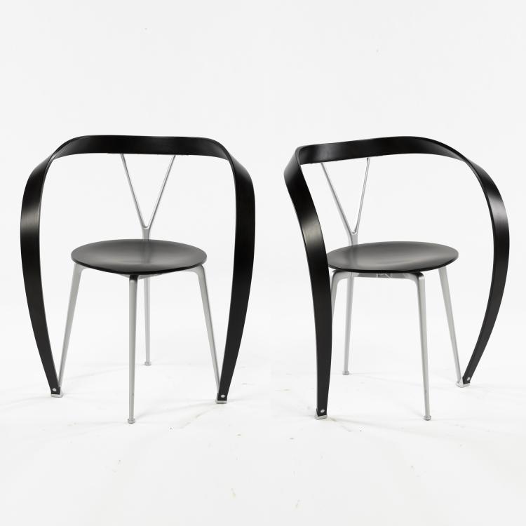 Hauptbild zu Objekt, 2 'Revers' armchairs, 1993, Andrea Branzi, Cassina, Mailand, 160B 408