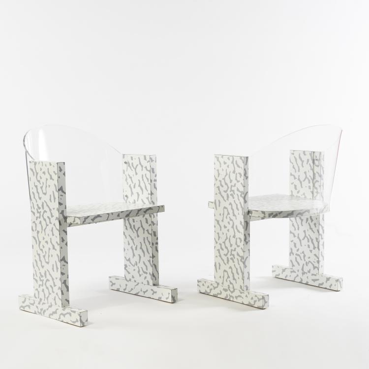Bild 2 zu Objekt, 2 'Teodora' chairs, 1985, Ettore Sottsass, Vitra, Weil am Rhein, 160B 334