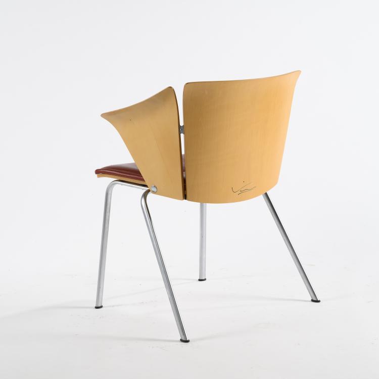 Bild 2 zu Objekt, 'Vintage VM3' chair, 1994, Vico Magistretti, Hansen, Fritz, Kopenhagen, 160B 427