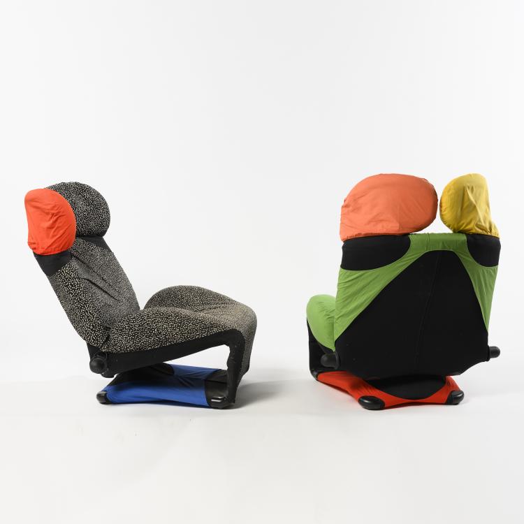 Bild 2 zu Objekt, 2 'Wink' easy chairs, 1980, Toshiyuki Kita, Cassina, Mailand, 160B 309