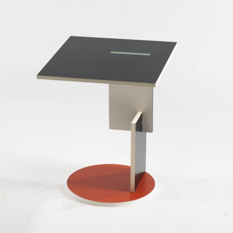 Bild 1 zu Objekt, Beistelltisch 'Schr&ouml;der 1', 1930er Jahre, Gerrit Rietveld, Cassina, Mailand (zugeschrieben), 160B 185