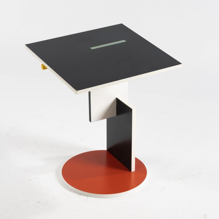 Bild 2 zu Objekt, Beistelltisch 'Schr&ouml;der 1', 1930er Jahre, Gerrit Rietveld, Cassina, Mailand (zugeschrieben), 160B 185