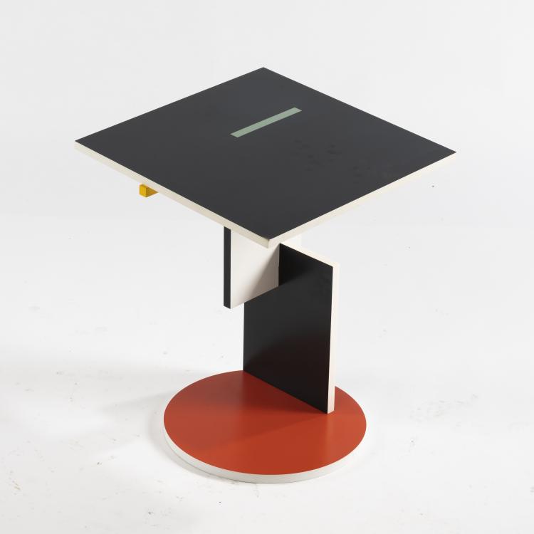 Bild 3 zu Objekt, Beistelltisch 'Schr&ouml;der 1', 1930er Jahre, Gerrit Rietveld, Cassina, Mailand (zugeschrieben), 160B 185
