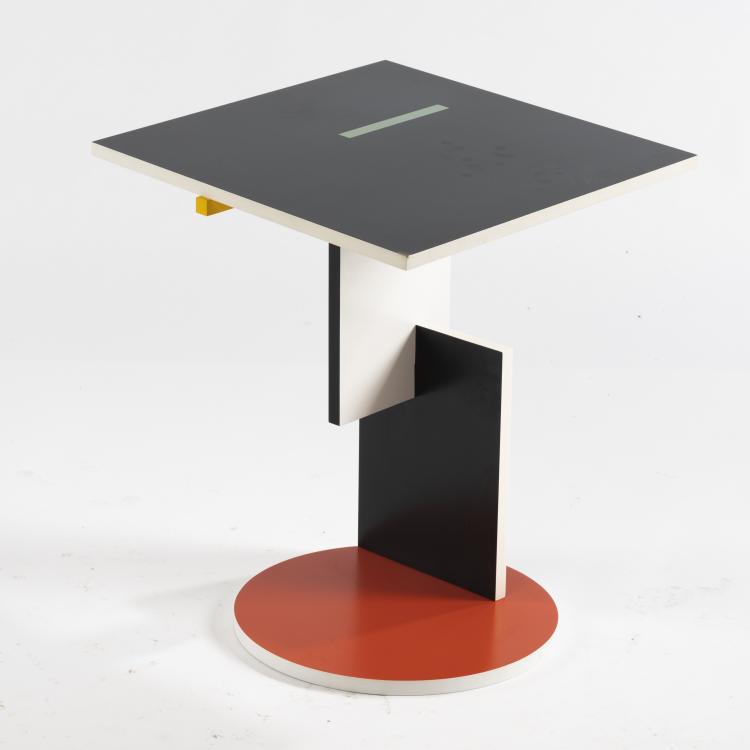 Bild 4 zu Objekt, Beistelltisch 'Schr&ouml;der 1', 1930er Jahre, Gerrit Rietveld, Cassina, Mailand (zugeschrieben), 160B 185