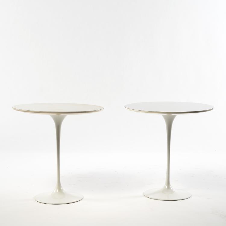 Bild 1 zu Objekt, 2 '163' side tables, 1957, Eero Saarinen, Knoll International, New York, 160B 211