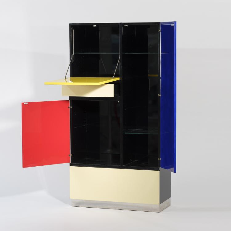 Bild 2 zu Objekt, Schrank 'Mondrian', 1976, Koni Ochsner, R&ouml;thlisberger Collection, G&uuml;mlingen, 160B 261