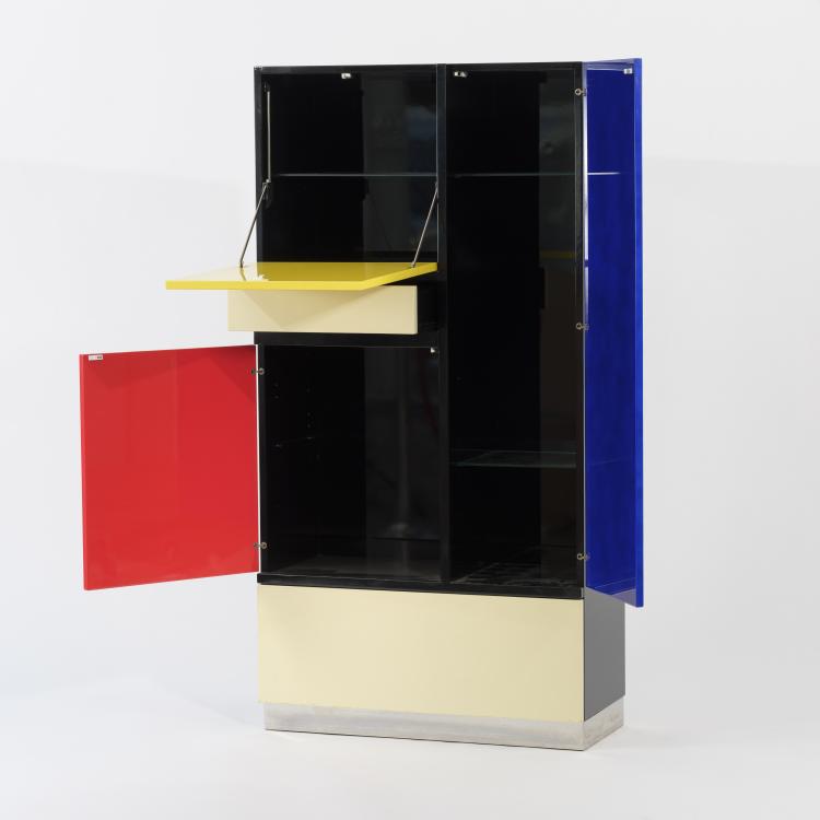 Bild 3 zu Objekt, Schrank 'Mondrian', 1976, Koni Ochsner, R&ouml;thlisberger Collection, G&uuml;mlingen, 160B 261