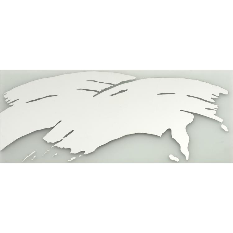 Hauptbild zu Objekt, Spiegel 'Pinselstrich', 1970er Jahre, Gavina, Mailand (zugeschrieben), 160B 305