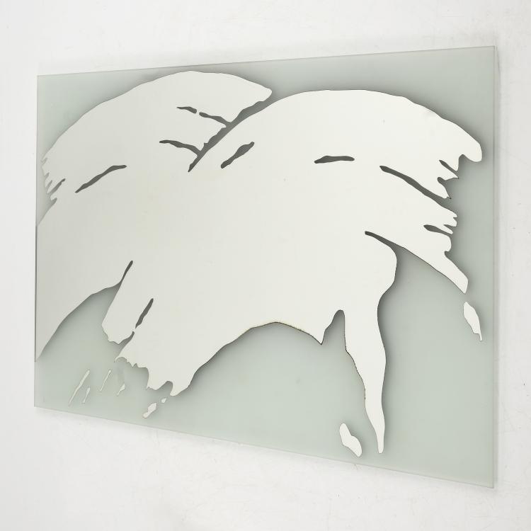 Bild 1 zu Objekt, Spiegel 'Pinselstrich', 1970er Jahre, Gavina, Mailand (zugeschrieben), 160B 305