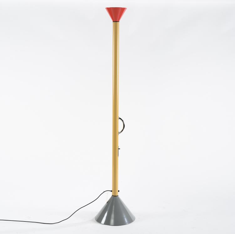 Hauptbild zu Objekt, 'Callimaco' floor lamp, 1980, Ettore Sottsass, Artemide, Mailand, 160B 307