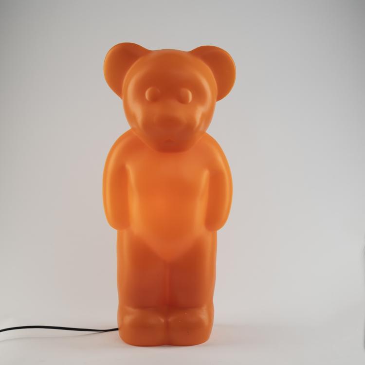 Hauptbild zu Objekt, Bodenleuchte 'Lumib&auml;r', 1995, Heinz Klein,Hans-Georg Leidig, Fl&ouml;totto, G&uuml;tersloh, 160B 429