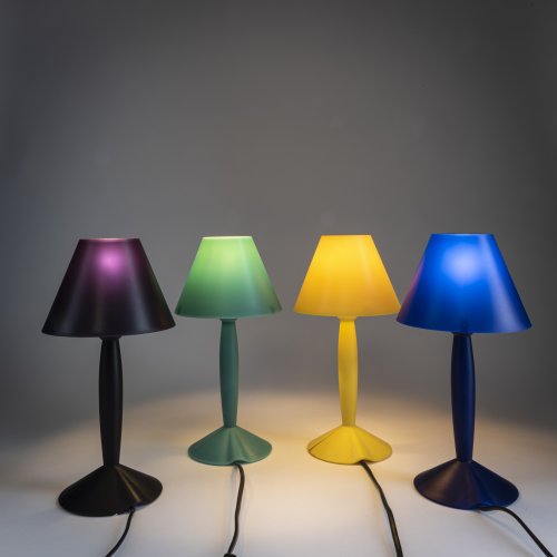 4 'Miss Sissi' table lights, 1990