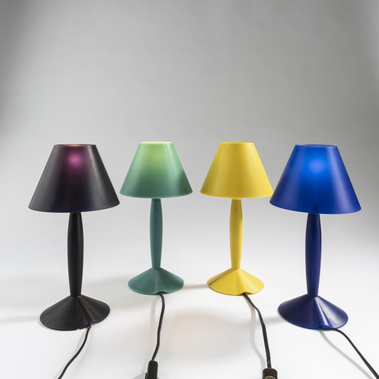 Bild 1 zu Objekt, 4 'Miss Sissi' table lights, 1990, Philippe Starck, Flos S.p.a., Brescia, 160B 329