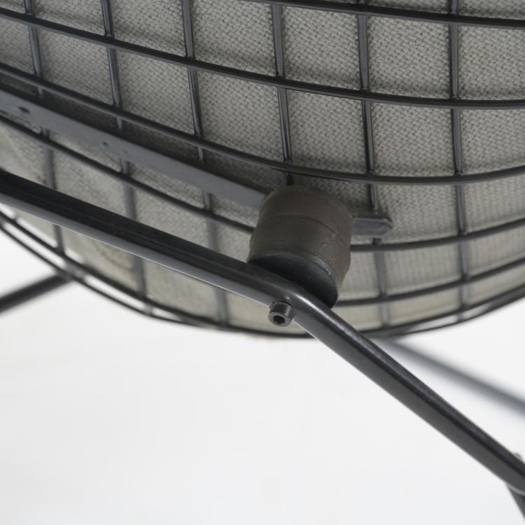 Bild 4 zu Objekt, 'Bird chair 424' armchair with ottoman '423', 1950, Harry Bertoia, Knoll International, New York, 158B 379