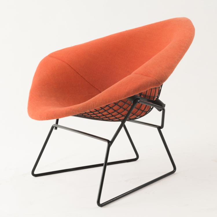 Hauptbild zu Objekt, Sessel 'Diamond chair' - '422', 1952, Harry Bertoia, Knoll International, New York, 158B 380