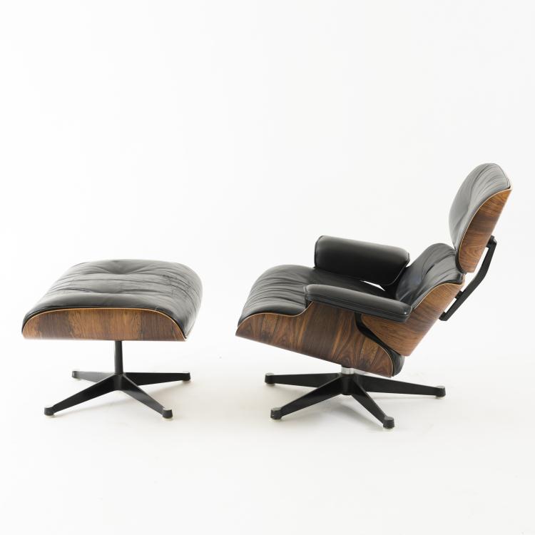 Bild 2 zu Objekt, Lounge chair '670' with Ottoman '671', 1956, Charles Eames,Ray Eames, Vitra, Weil am Rhein, 158B 416