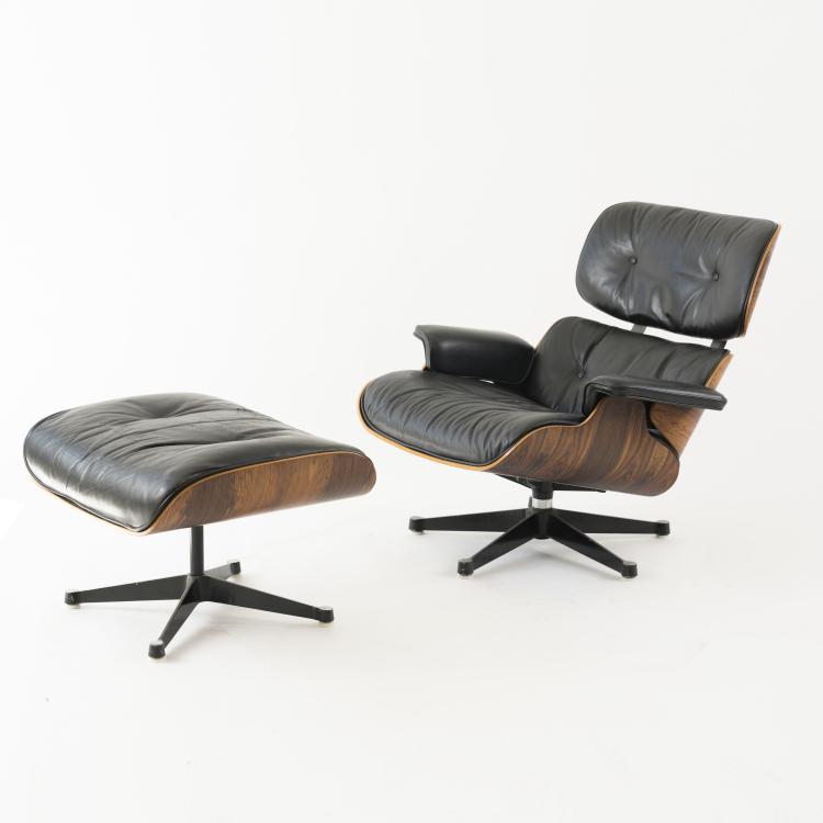 Bild 3 zu Objekt, Lounge chair '670' with Ottoman '671', 1956, Charles Eames,Ray Eames, Vitra, Weil am Rhein, 158B 416