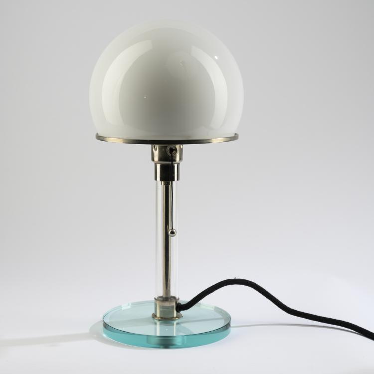 Hauptbild zu Objekt, 'WG 24' table light, 1924, Wilhelm Wagenfeld, Tecnolumen, Bremen, 160B 172