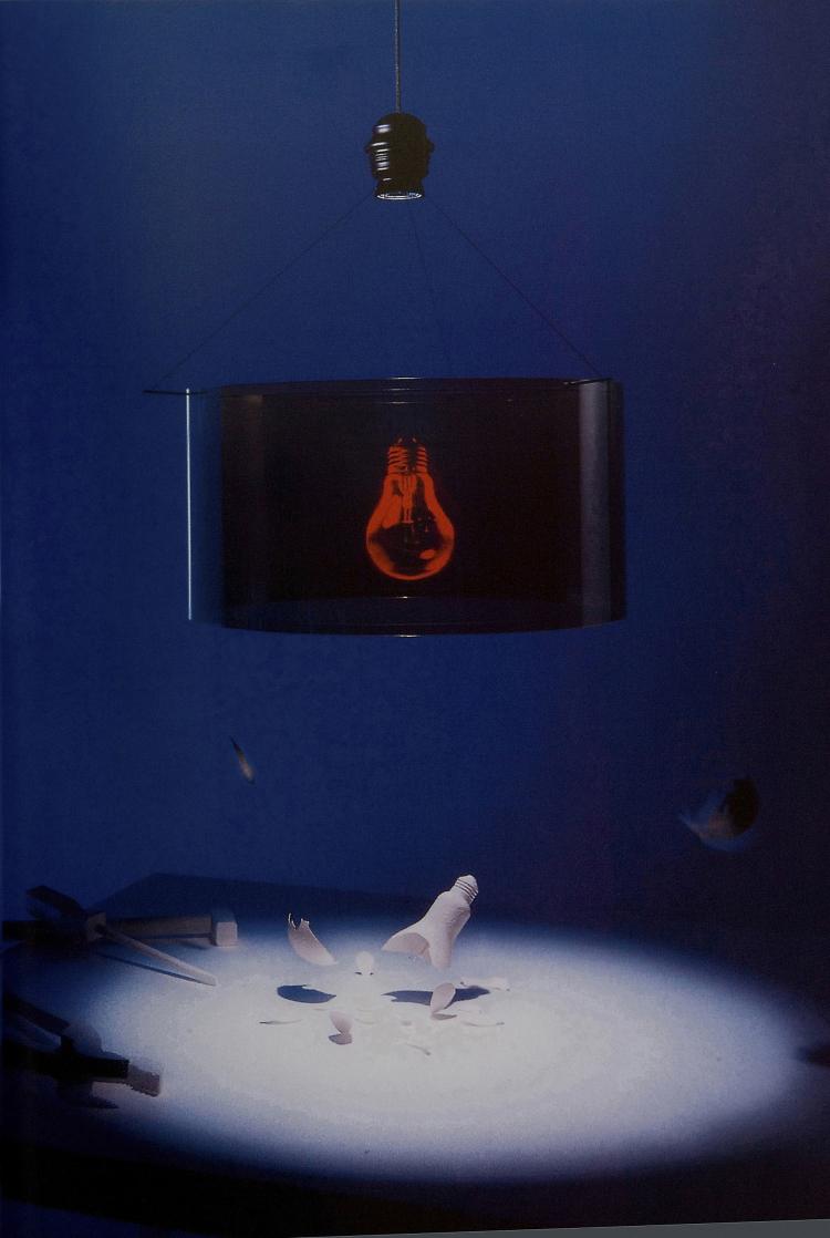 Hauptbild zu Objekt, 'Wo bist du, Edison?' ceiling light, 1997, Ingo Maurer, Maurer, Ingo, GmbH, M&uuml;nchen, 160B 435