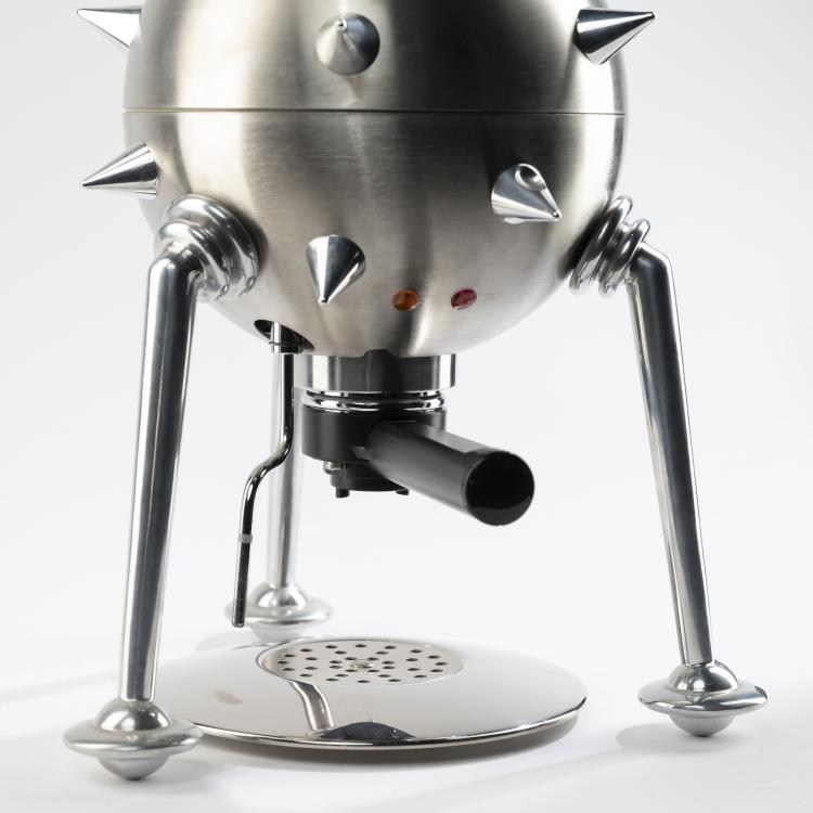 Bild 1 zu Objekt, Espresso machine 'Etienne Louis (Sputnik-Design)', 1994, Carlo Borer, Technik Saeco, Eigeltingen, 160B 422