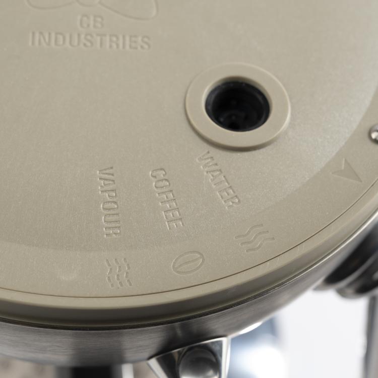 Bild 2 zu Objekt, Espresso machine 'Etienne Louis (Sputnik-Design)', 1994, Carlo Borer, Technik Saeco, Eigeltingen, 160B 422