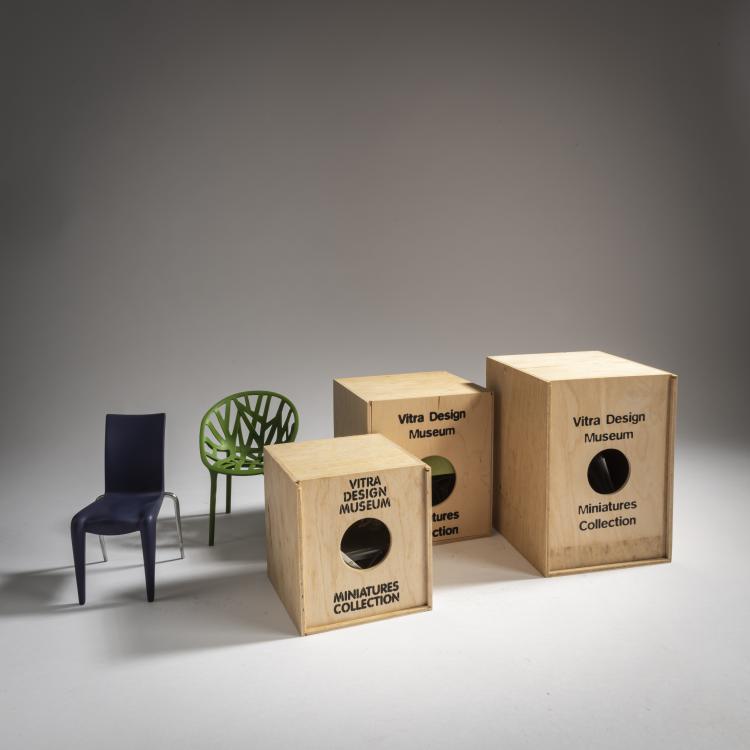 Bild 2 zu Objekt, Sechs Miniatur-Sitzm&ouml;bel, Erwan Bouroullec,Jasper Morrison,Philippe Starck,Marcel Wanders, Vitra Design, Weil am Rhein, 160B 292