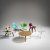 6 miniature pieces of furniture