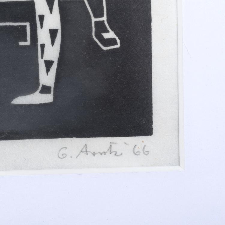 Bild 4 zu Objekt, 'B&uuml;rgerkrieg', 'Concordia-discordia', 'Streik', 'Top-End' and 'Vornehme Strasse', 1924 - 1968 (some prints later), Gerd Arntz, 160B 300