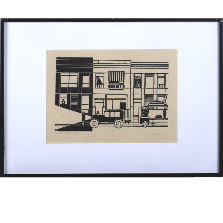 Bild 8 zu Objekt, 'B&uuml;rgerkrieg', 'Concordia-discordia', 'Streik', 'Top-End' and 'Vornehme Strasse', 1924 - 1968 (some prints later), Gerd Arntz, 160B 300