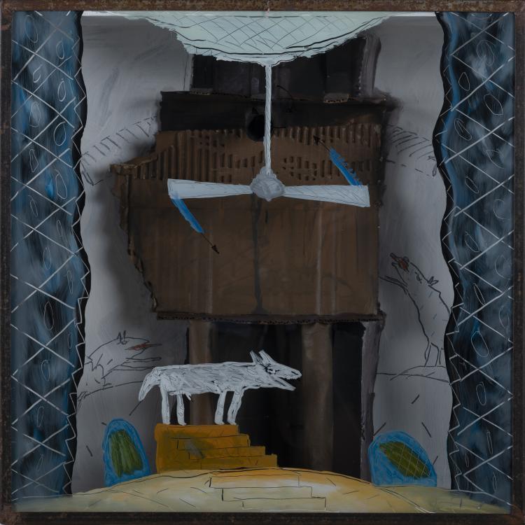 Hauptbild zu Objekt, 'Lydia Jacob auf Kreta', 1985, Raymond &Eacute;mile Waydelich, 160B 331