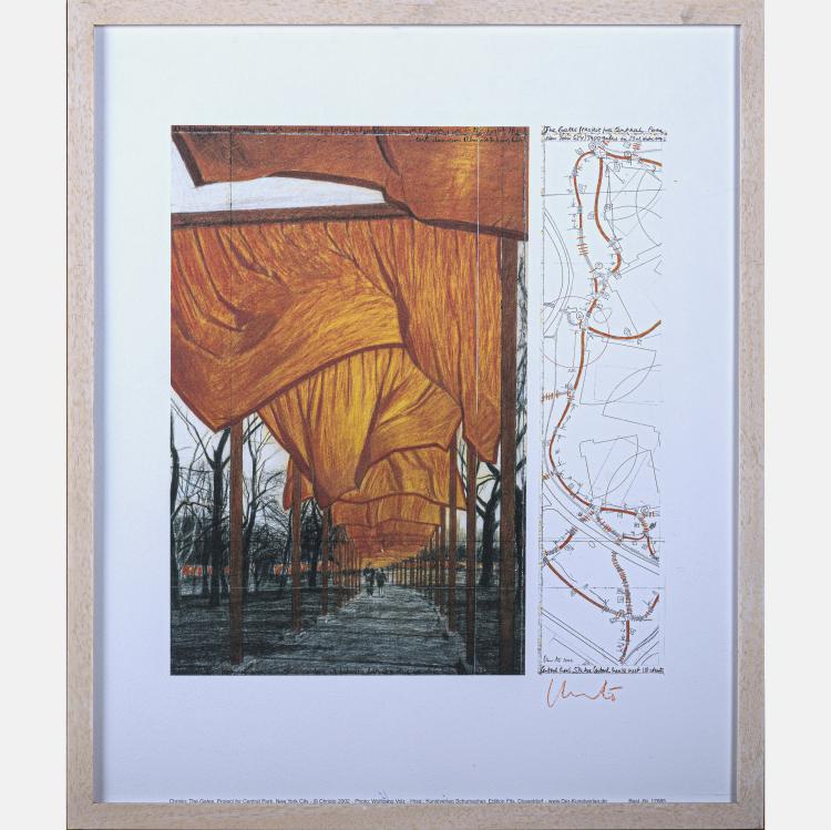 Hauptbild zu Objekt, 'The Gates, Project for Central Park, New York City', 2002, Christo Javacheff (Christo), 160B 445