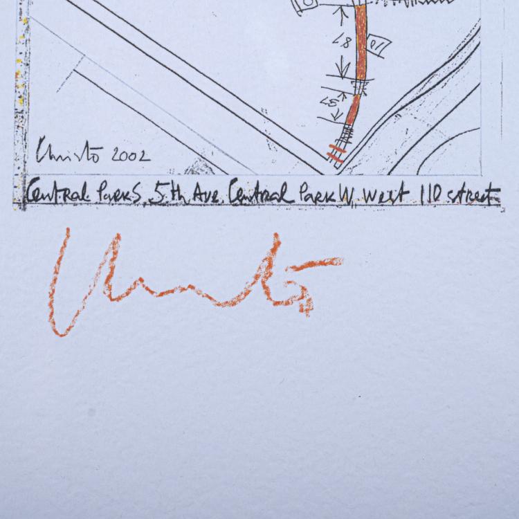 Bild 1 zu Objekt, 'The Gates, Project for Central Park, New York City', 2002, Christo Javacheff (Christo), 160B 445