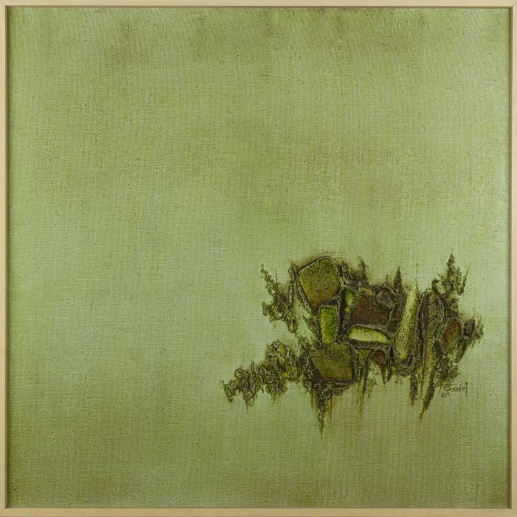 Hauptbild zu Objekt, 'Umber Whisper III', 1968, Sohan Qadri, 160B 233