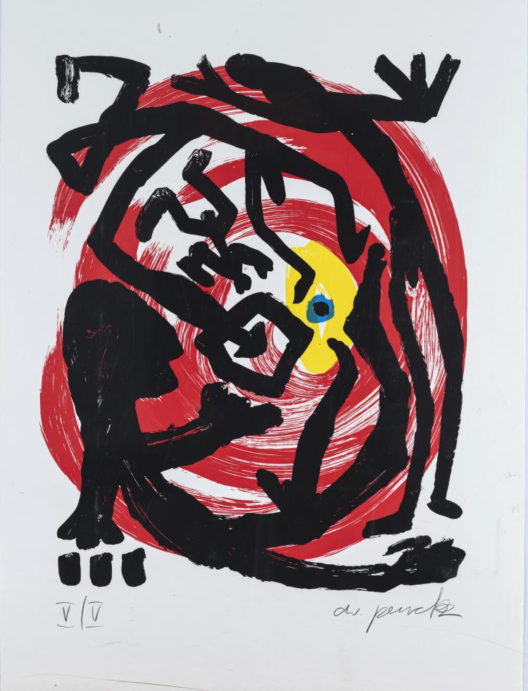 Hauptbild zu Objekt, Untitled from the series 'Dresden', 1992, A. R. Penck, 160B 392