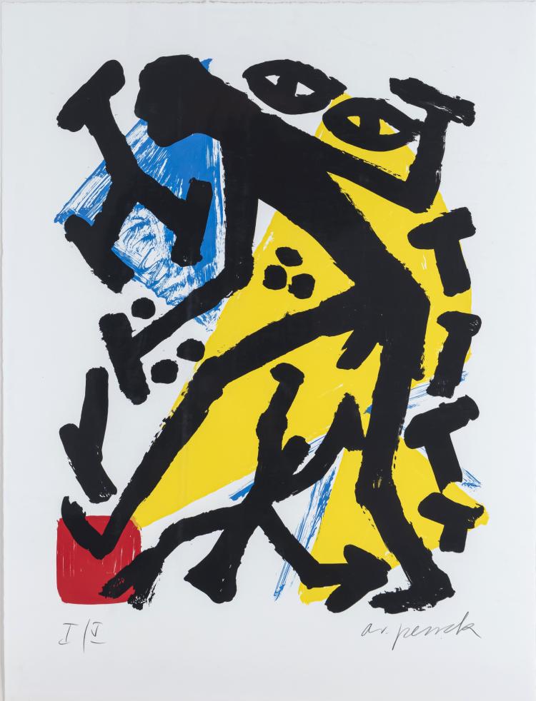 Hauptbild zu Objekt, Untitled from the series 'Dresden', 1992, A. R. Penck, 160B 393