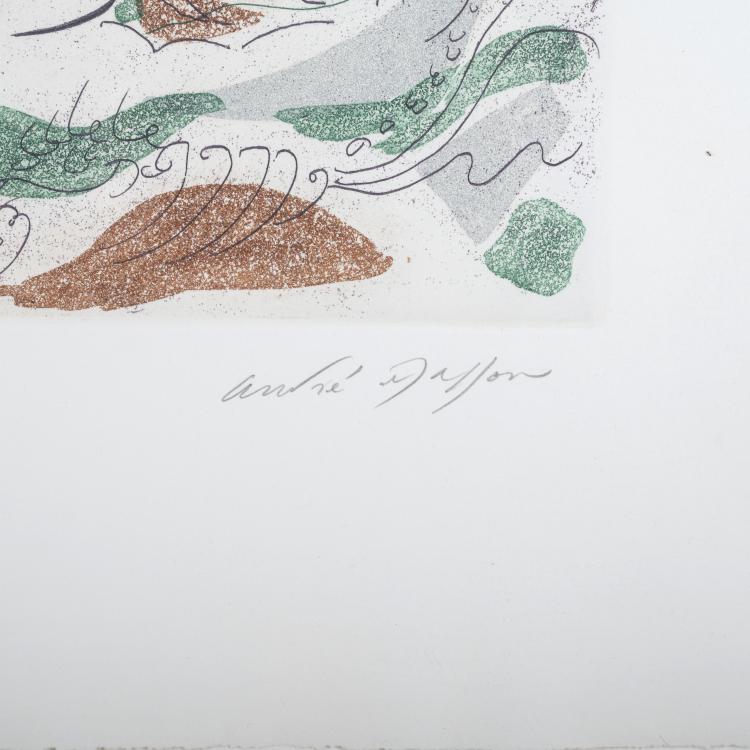 Bild 1 zu Objekt, Untitled from 'Hommage &agrave; Picasso', 1973, Andr&eacute; Masson, 160B 273