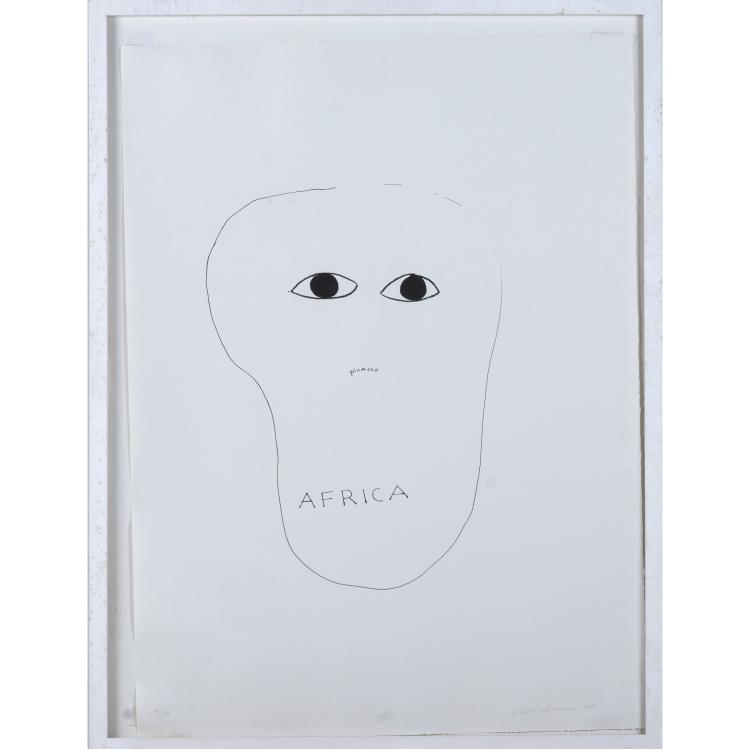 Hauptbild zu Objekt, Untitled (Picasso-Africa) from 'America's Hommage &agrave; Picasso', 1974, Walter de Maria, 160B 274