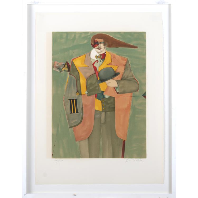 Hauptbild zu Objekt, 'Letter From New York', 1975, Richard Lindner, 160B 252