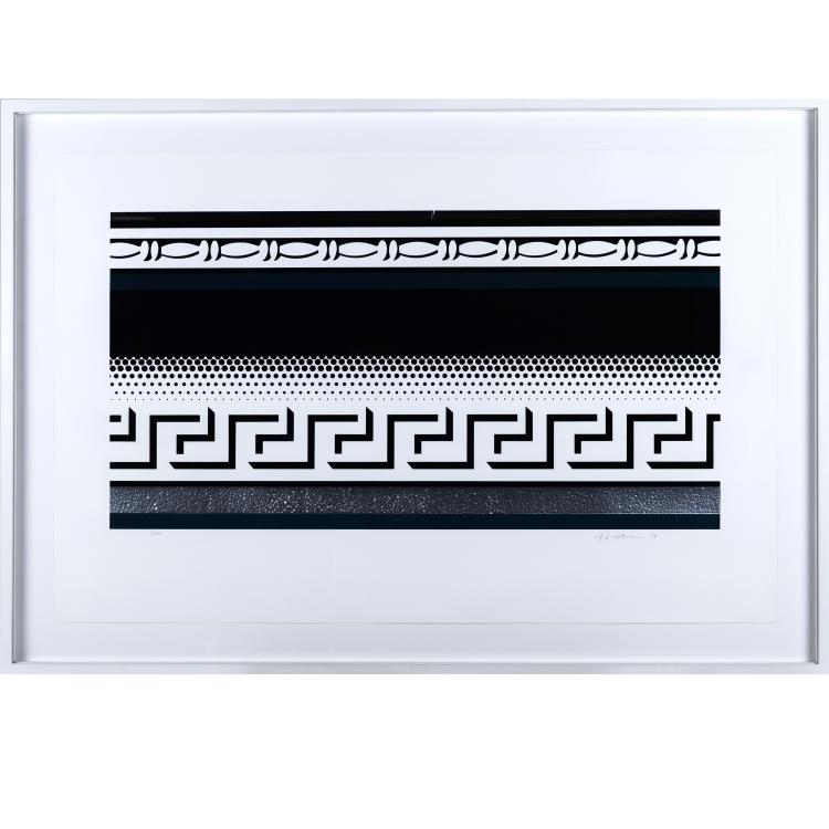 Hauptbild zu Objekt, 'Entablature VII', 1976, Roy Lichtenstein, Tyler Graphics Ltd., Bedford Village New York, 160B 248