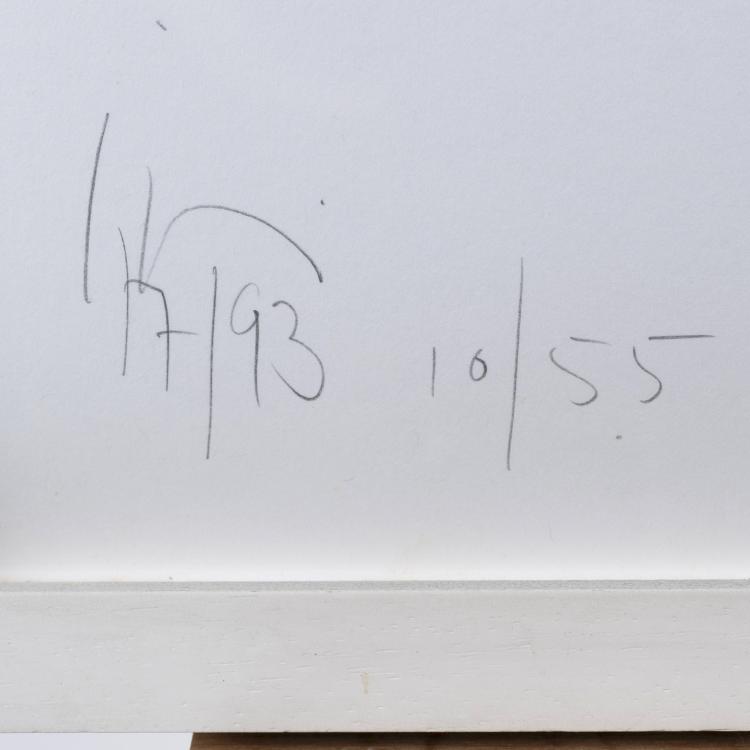 Bild 1 zu Objekt, 'Messerschnitte' (red), 1993, Klaus Wolf (Imi) Knoebel, 160B 411